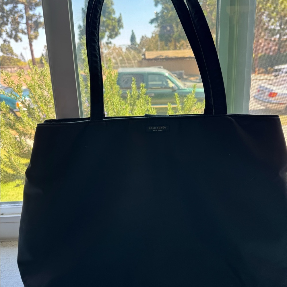 Kate Spade Black Structured Tote